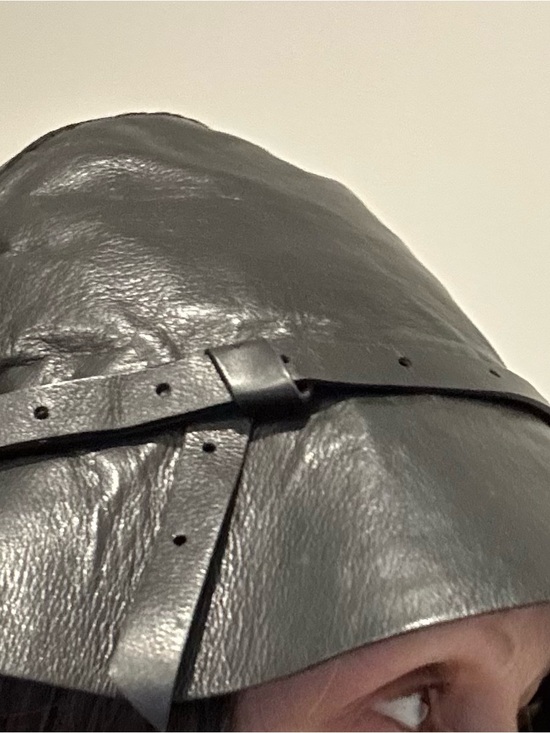 Acne Studios Black Leather Bucket Hat Size MEDIUM main image 5